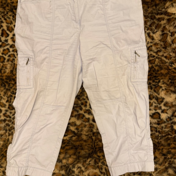 Chico’s Light Blue Cargo Pants in size 2.5 - Picture 2 of 16